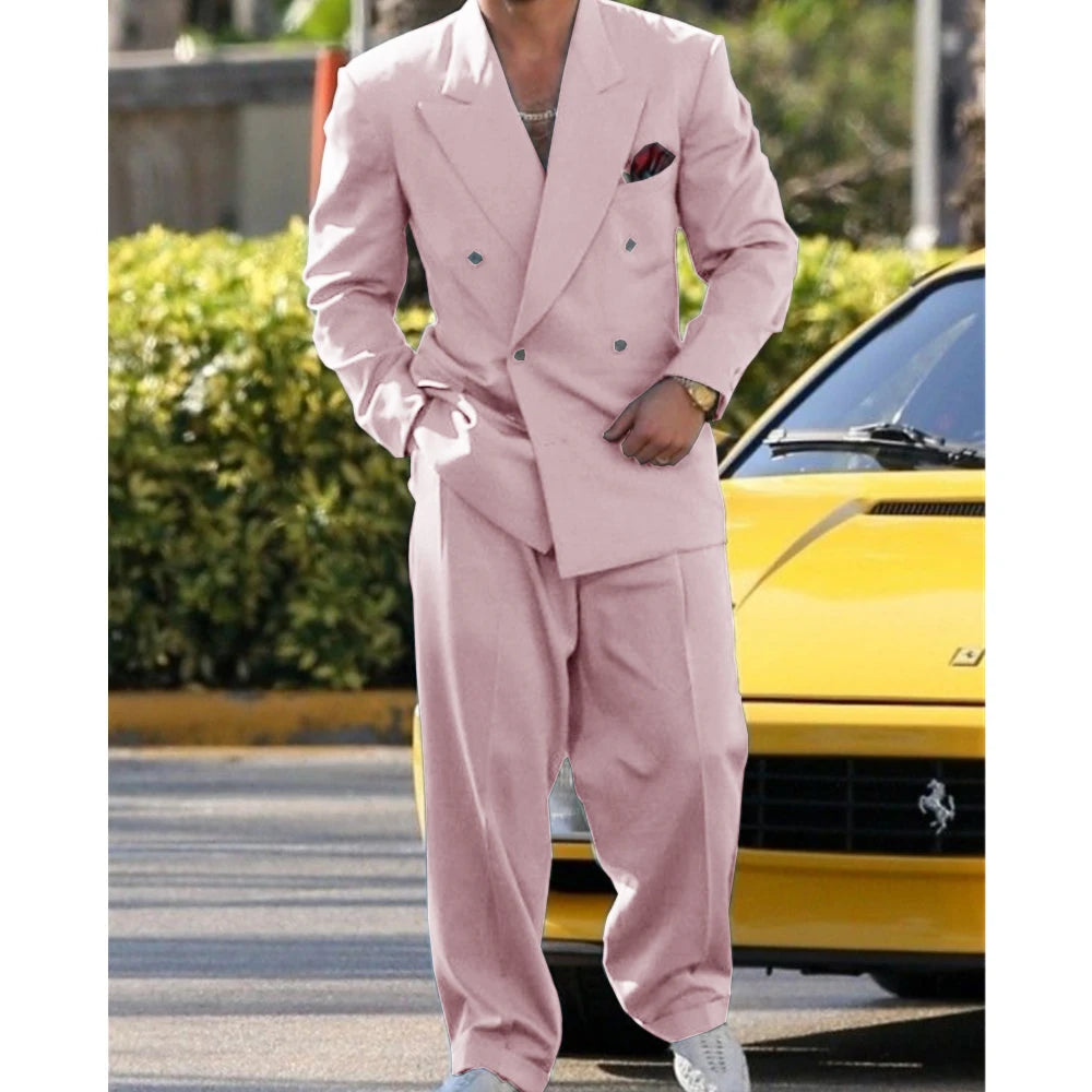 Costume homme 2 pièces – Élégance moderne pour mariage & soirées