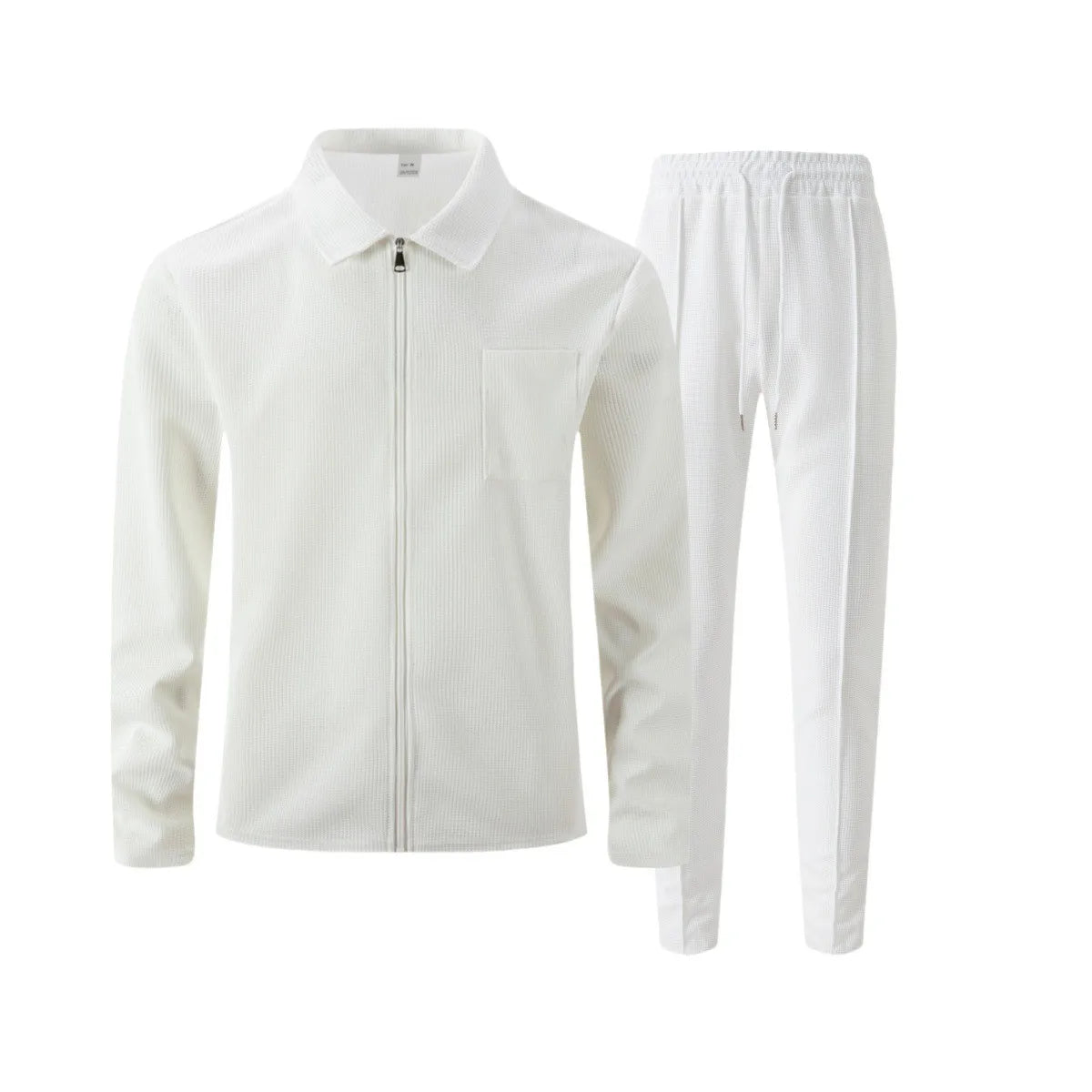 Ensemble homme automne/hiver – Veste zippée et pantalon assorti