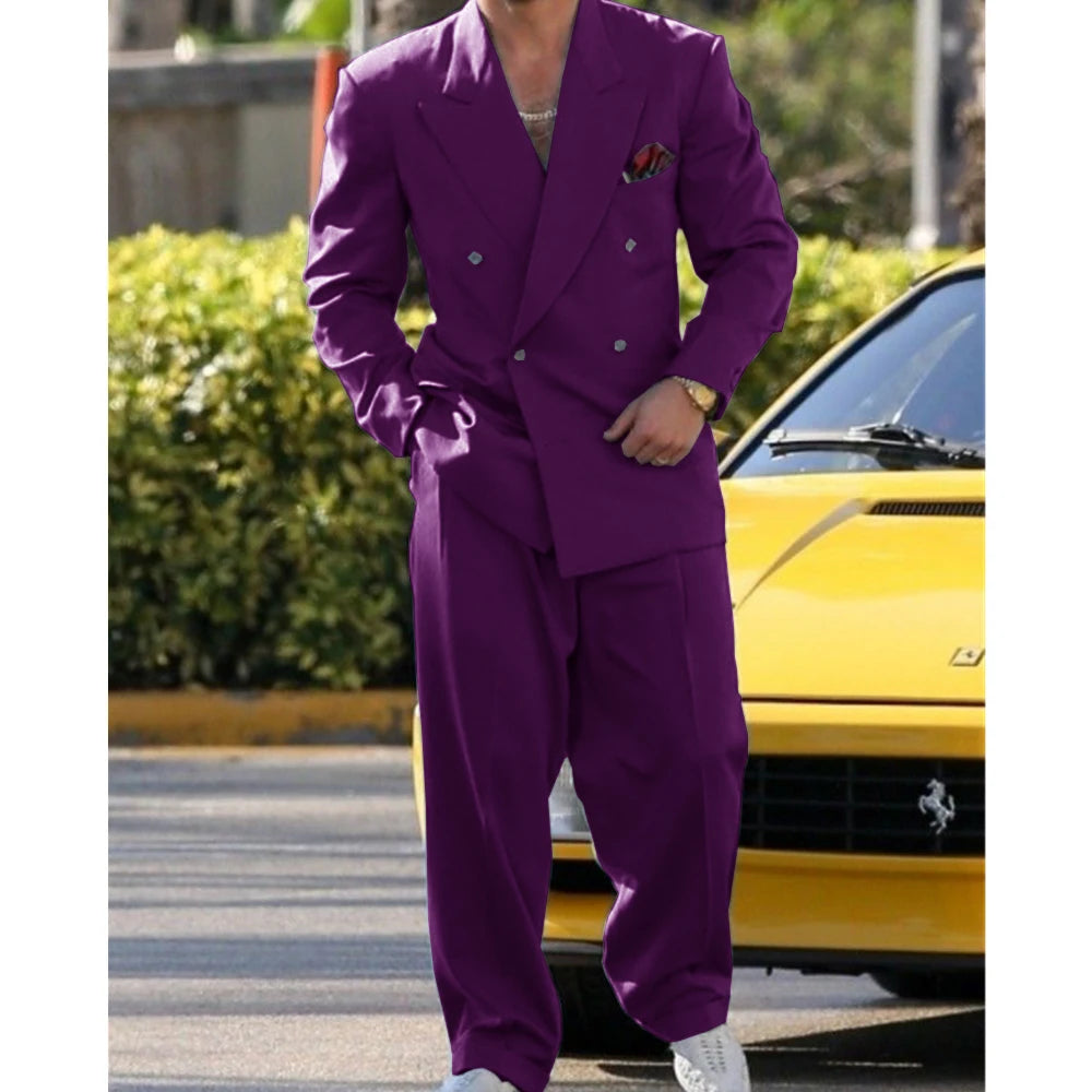 Costume homme 2 pièces – Élégance moderne pour mariage & soirées