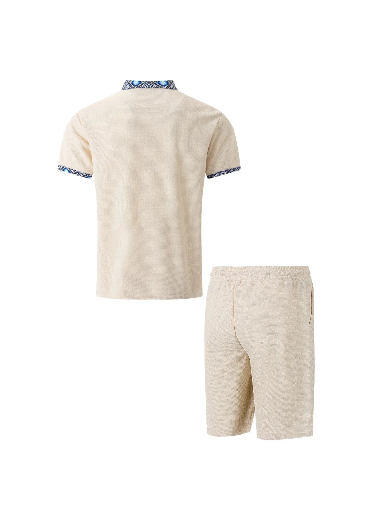Ensemble homme été – Polo zippé & short casual chic