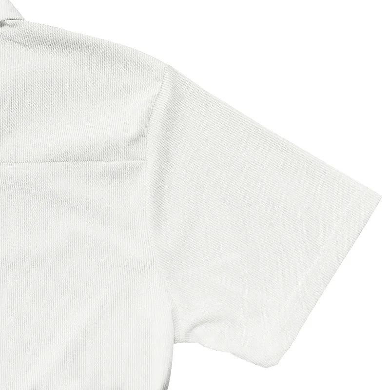 Ensemble homme 2 pièces – Polo col zippé & pantalon droit élégant