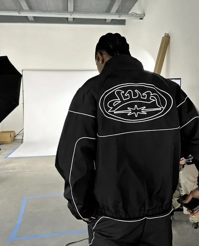 Survêtement oversize Y2K – Streetwear rock unisexe (2 pièces)