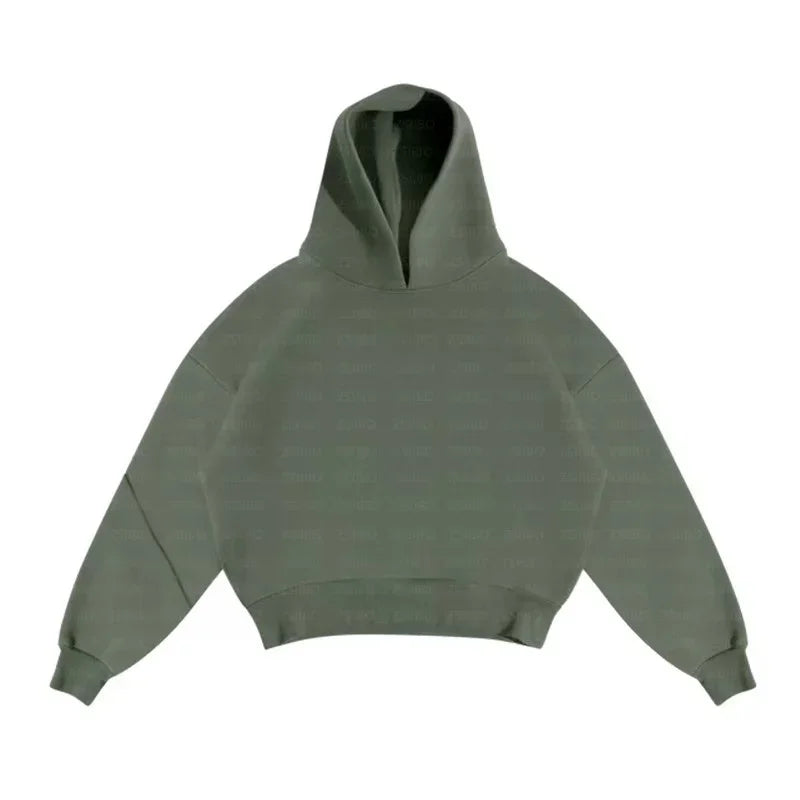 Ensemble homme streetwear hoodie zippé + pantalon – Style oversize