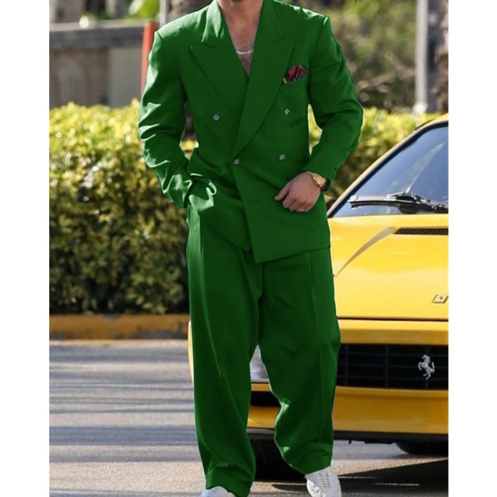 Costume homme 2 pièces – Élégance moderne pour mariage & soirées
