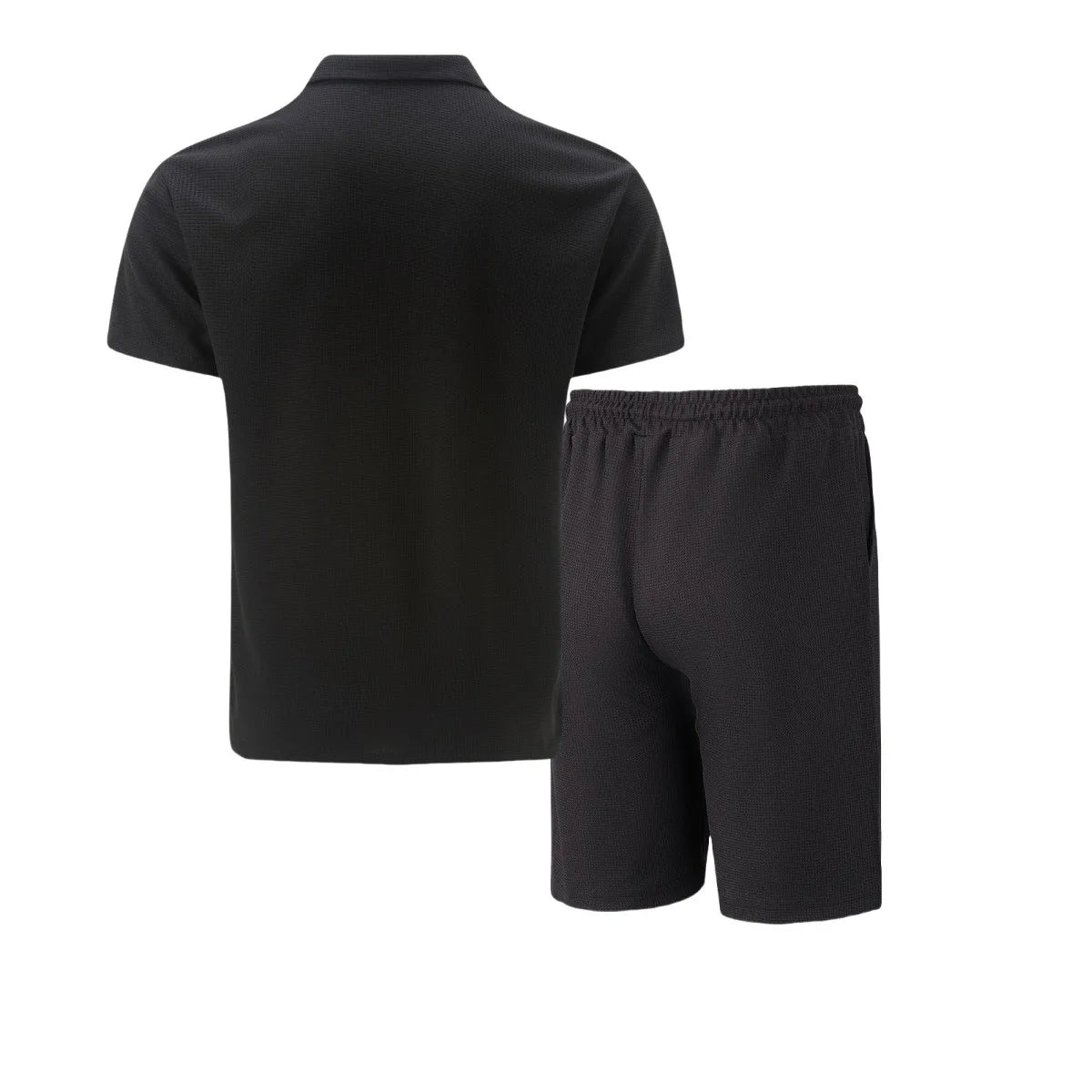 Ensemble homme été – Polo zippé & short casual chic