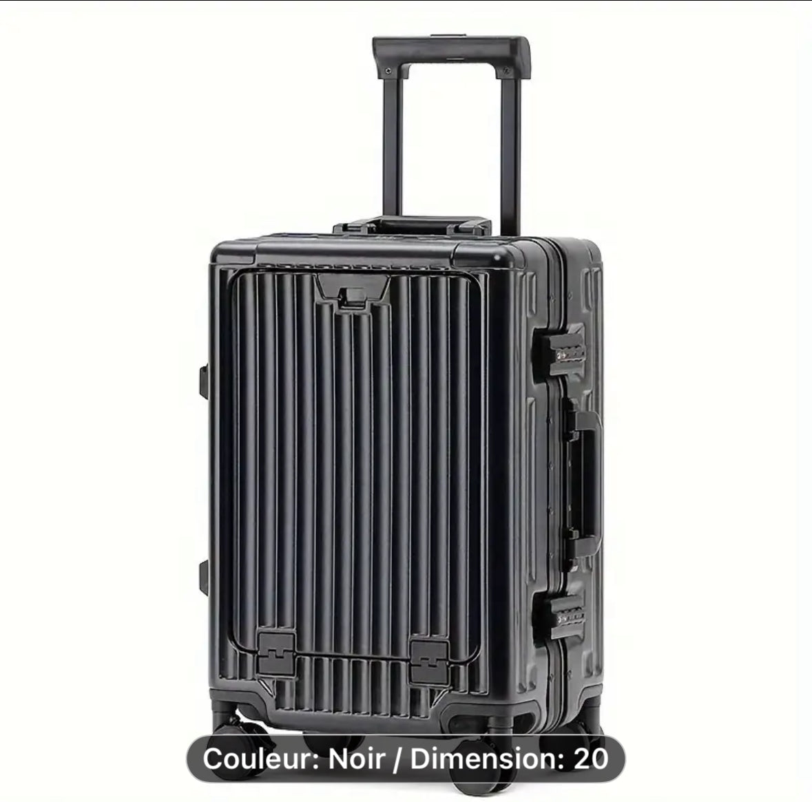 Valise cabine 20’’ – Aluminium renforcé avec port USB