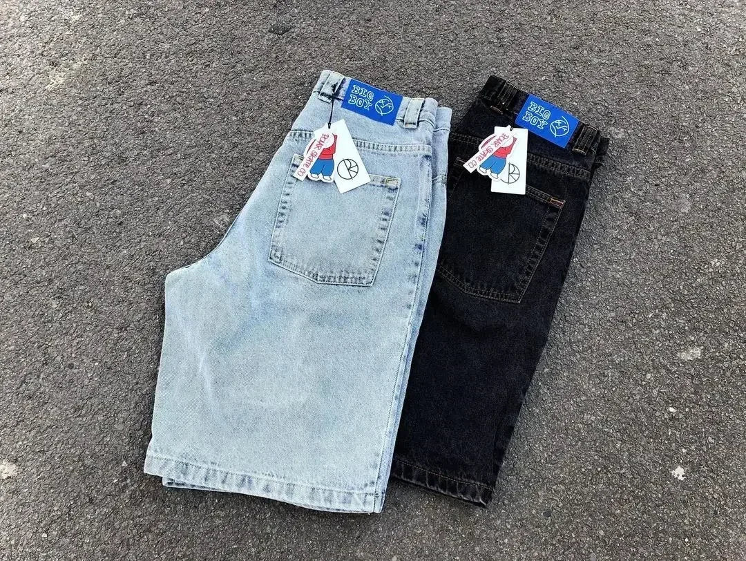 Short en jeans Y2K Hip-Hop – Streetwear unisexe