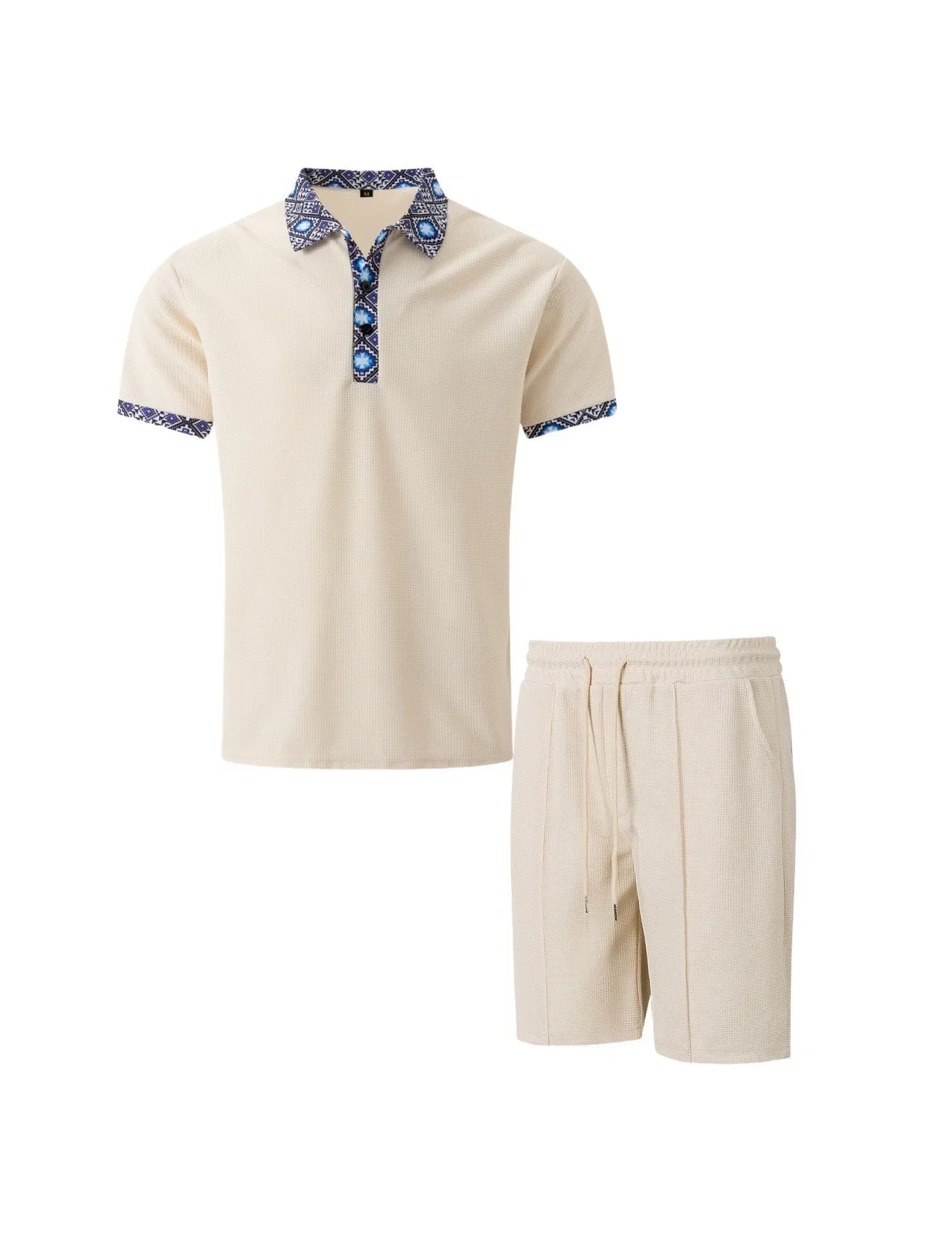 Ensemble homme été – Polo zippé & short casual chic