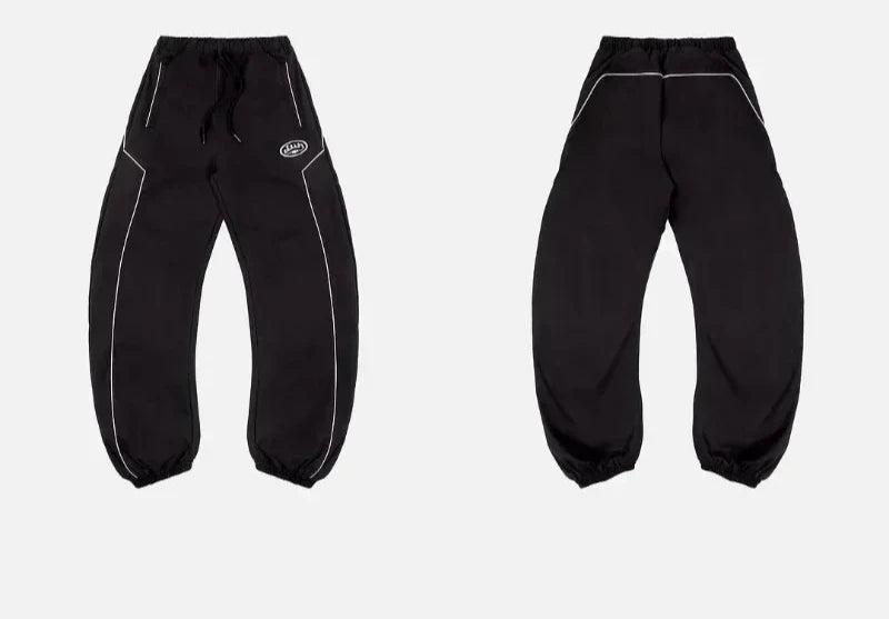 Survêtement oversize Y2K – Streetwear rock unisexe (2 pièces)