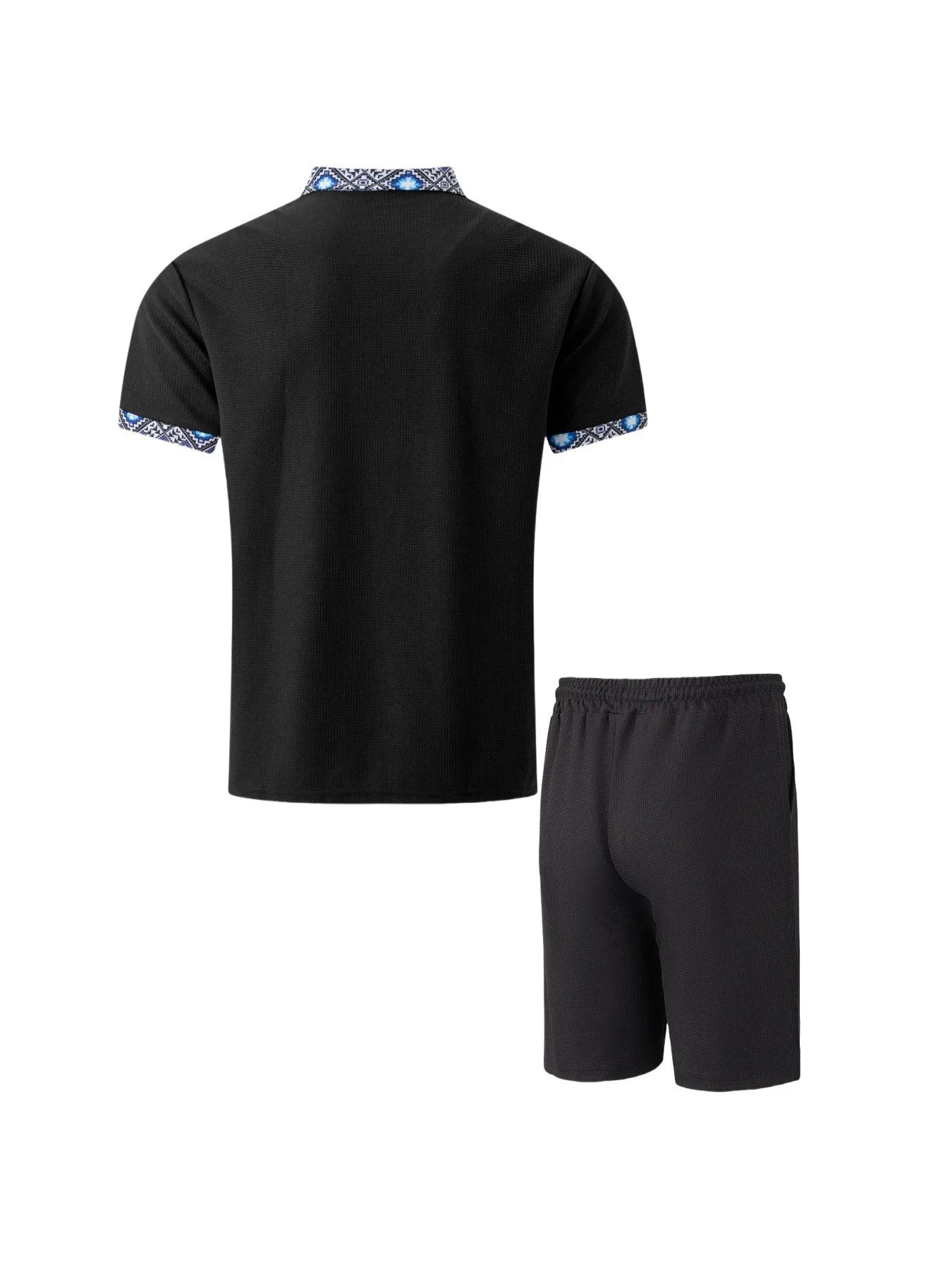 Ensemble homme été – Polo zippé & short casual chic