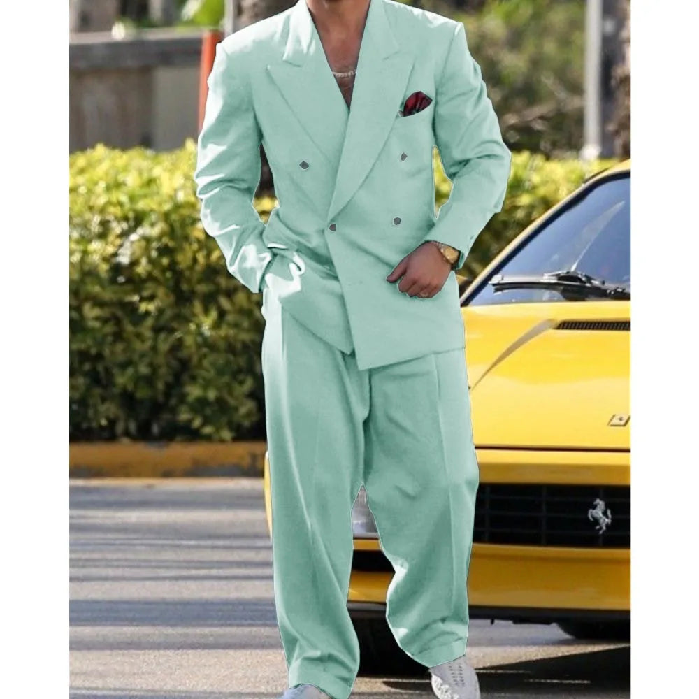 Costume homme 2 pièces – Élégance moderne pour mariage & soirées