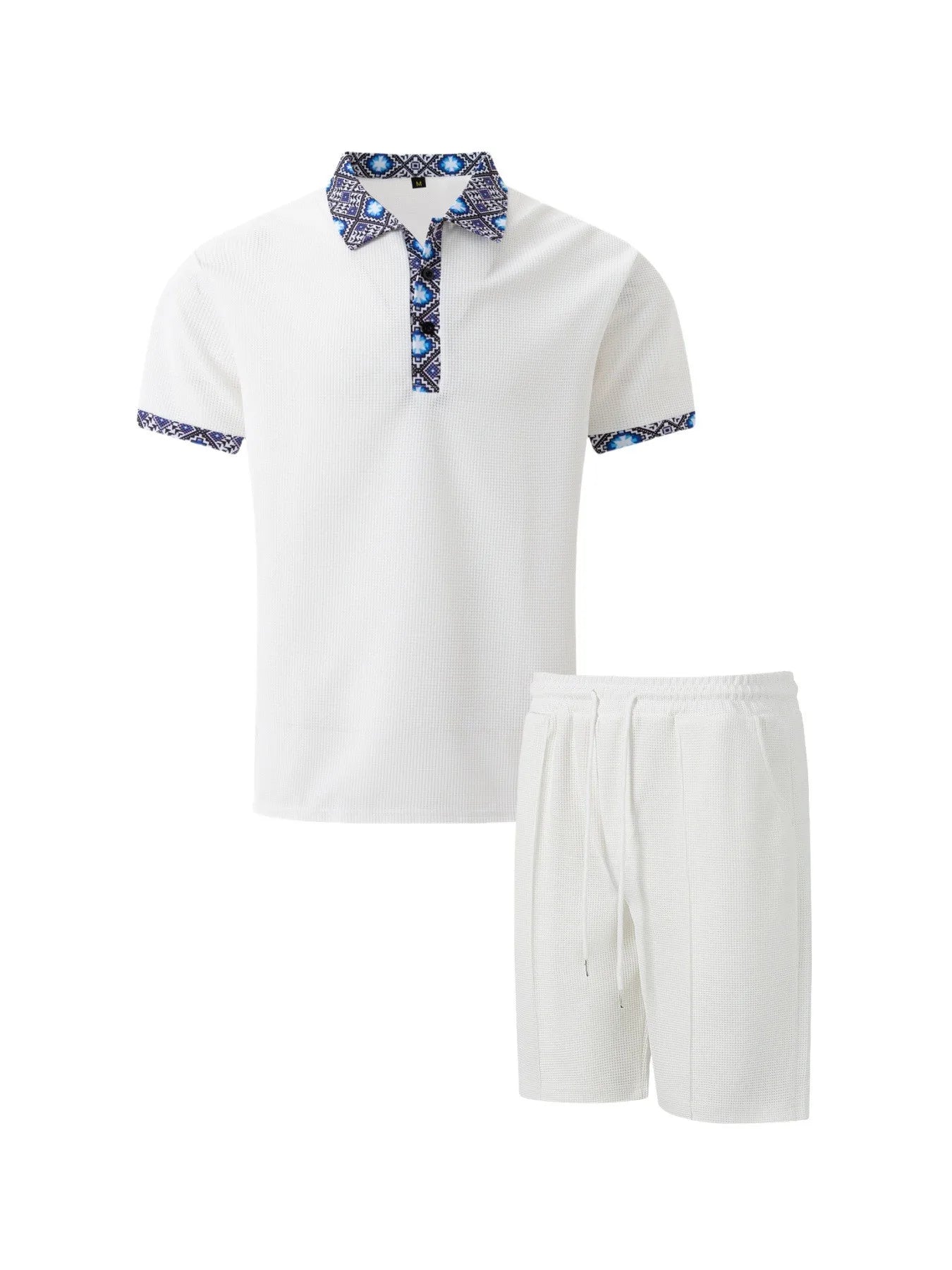 Ensemble homme été – Polo zippé & short casual chic