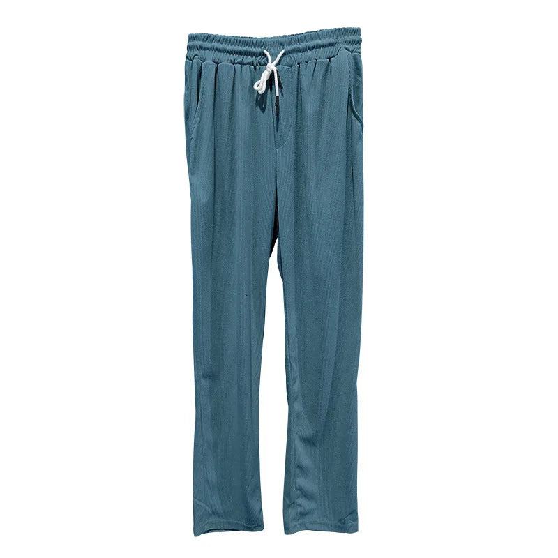 Ensemble homme 2 pièces – Polo col zippé & pantalon droit élégant