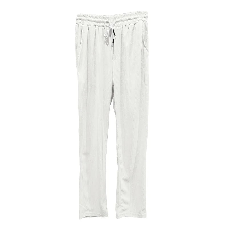 Ensemble homme 2 pièces – Polo col zippé & pantalon droit élégant