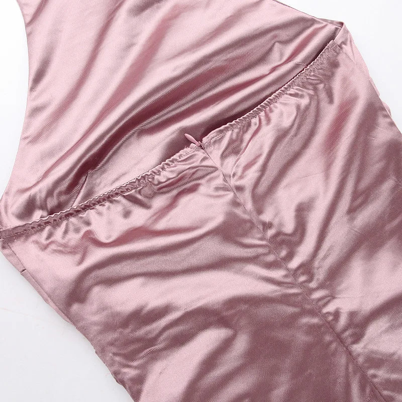 Robe longue élégante de soirée – Dos nu & fente haute sexy