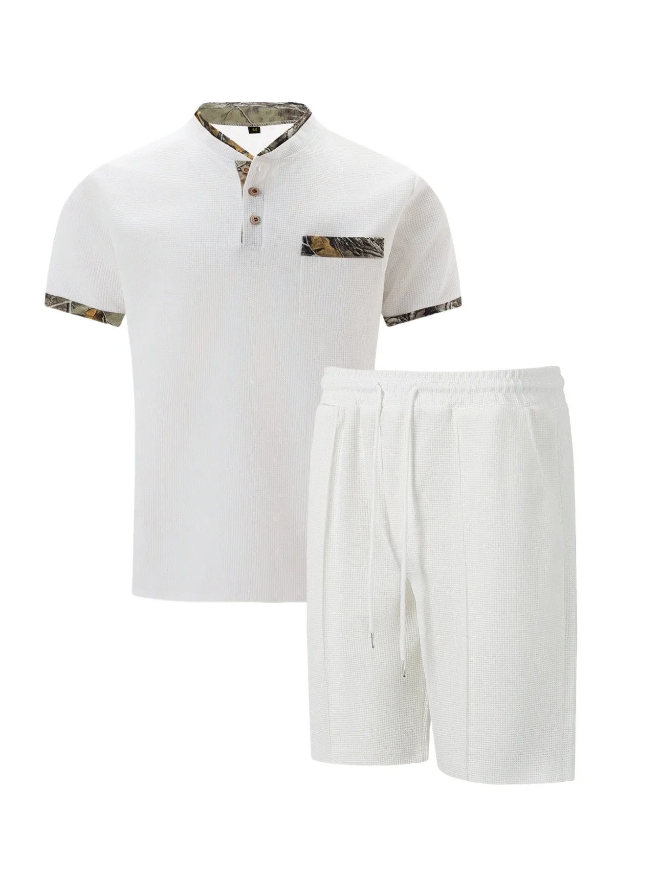 Ensemble homme été – Polo zippé & short casual chic
