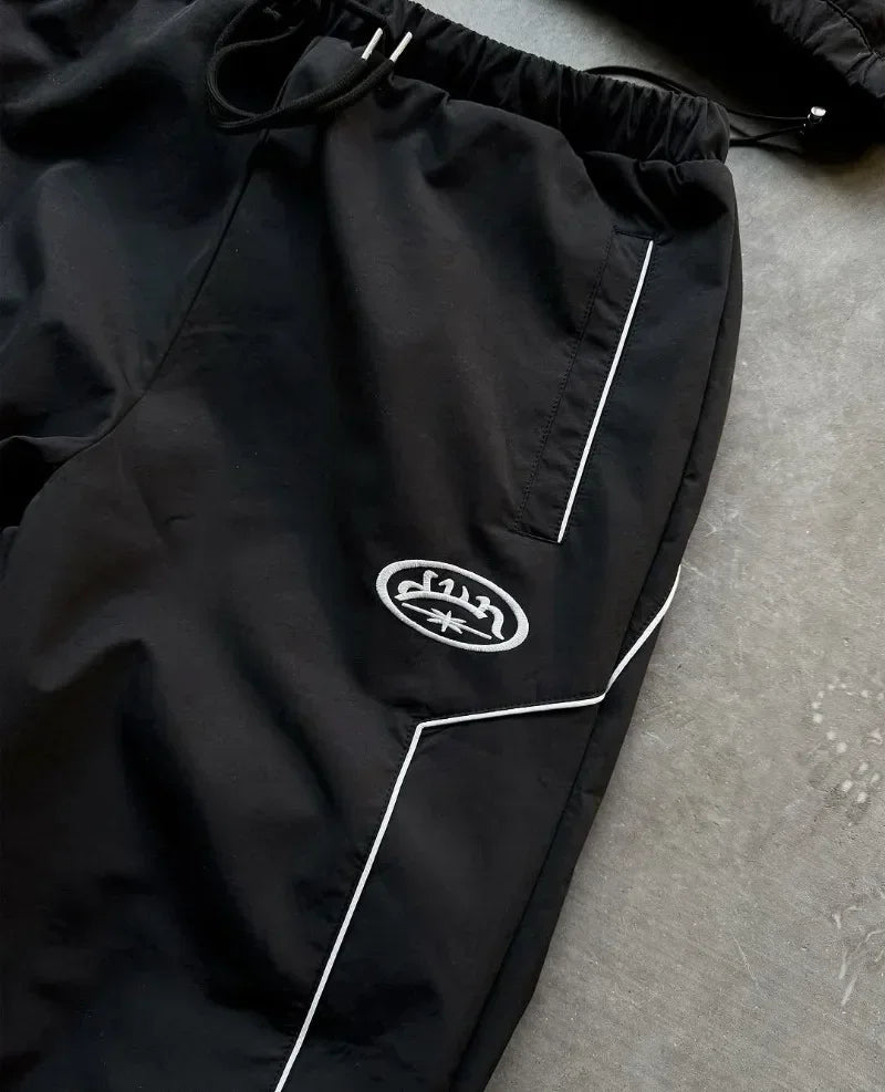 Survêtement oversize Y2K – Streetwear rock unisexe (2 pièces)