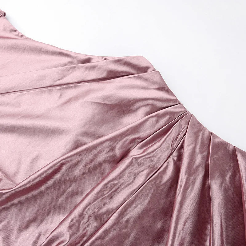 Robe longue élégante de soirée – Dos nu & fente haute sexy