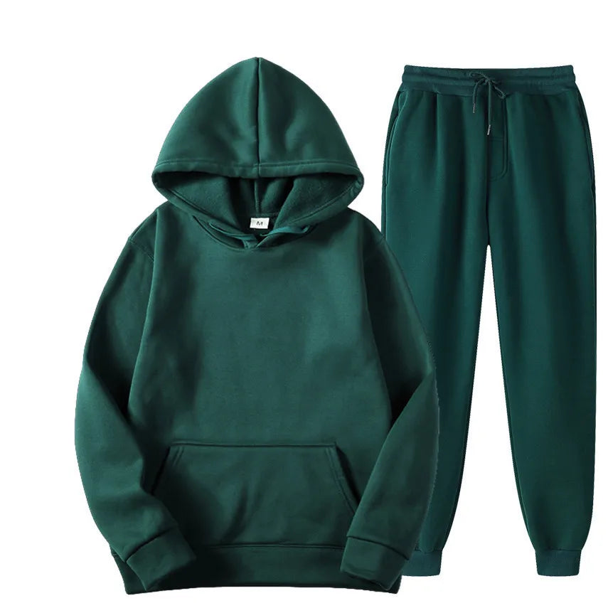 Ensemble jogging unisexe – Hoodie + pantalon casual (plusieurs couleurs)