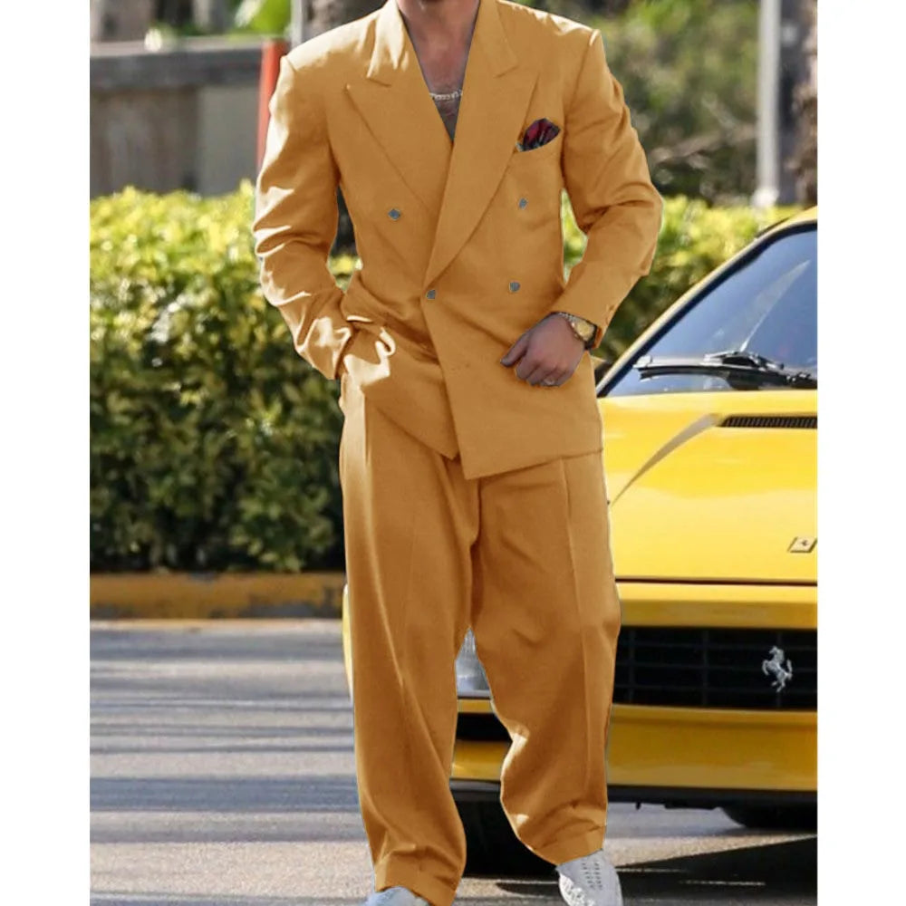 Costume homme 2 pièces – Élégance moderne pour mariage & soirées