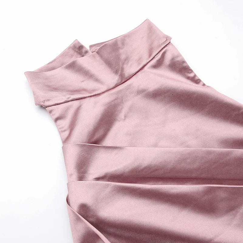 Robe longue élégante de soirée – Dos nu & fente haute sexy
