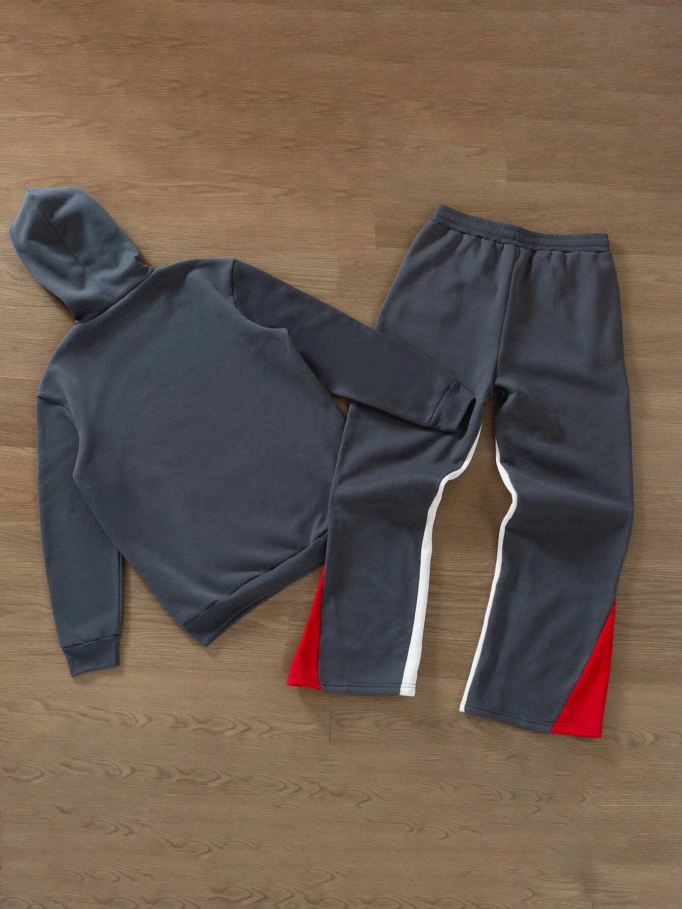 Ensemble noir 2 pièces Y2K – Hoodie + pantalon streetwear