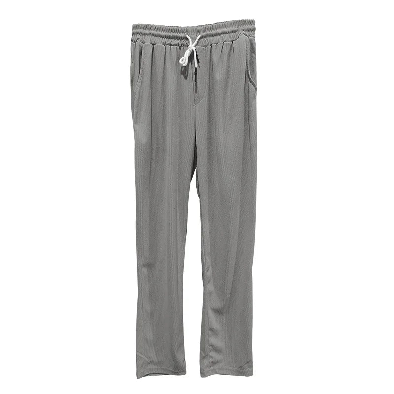 Ensemble homme 2 pièces – Polo col zippé & pantalon droit élégant