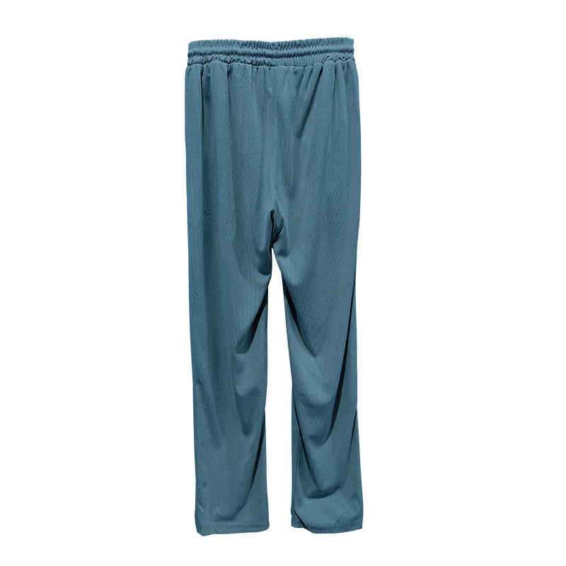 Ensemble homme 2 pièces – Polo col zippé & pantalon droit élégant