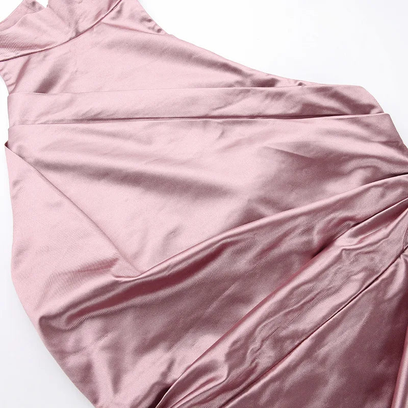 Robe longue élégante de soirée – Dos nu & fente haute sexy