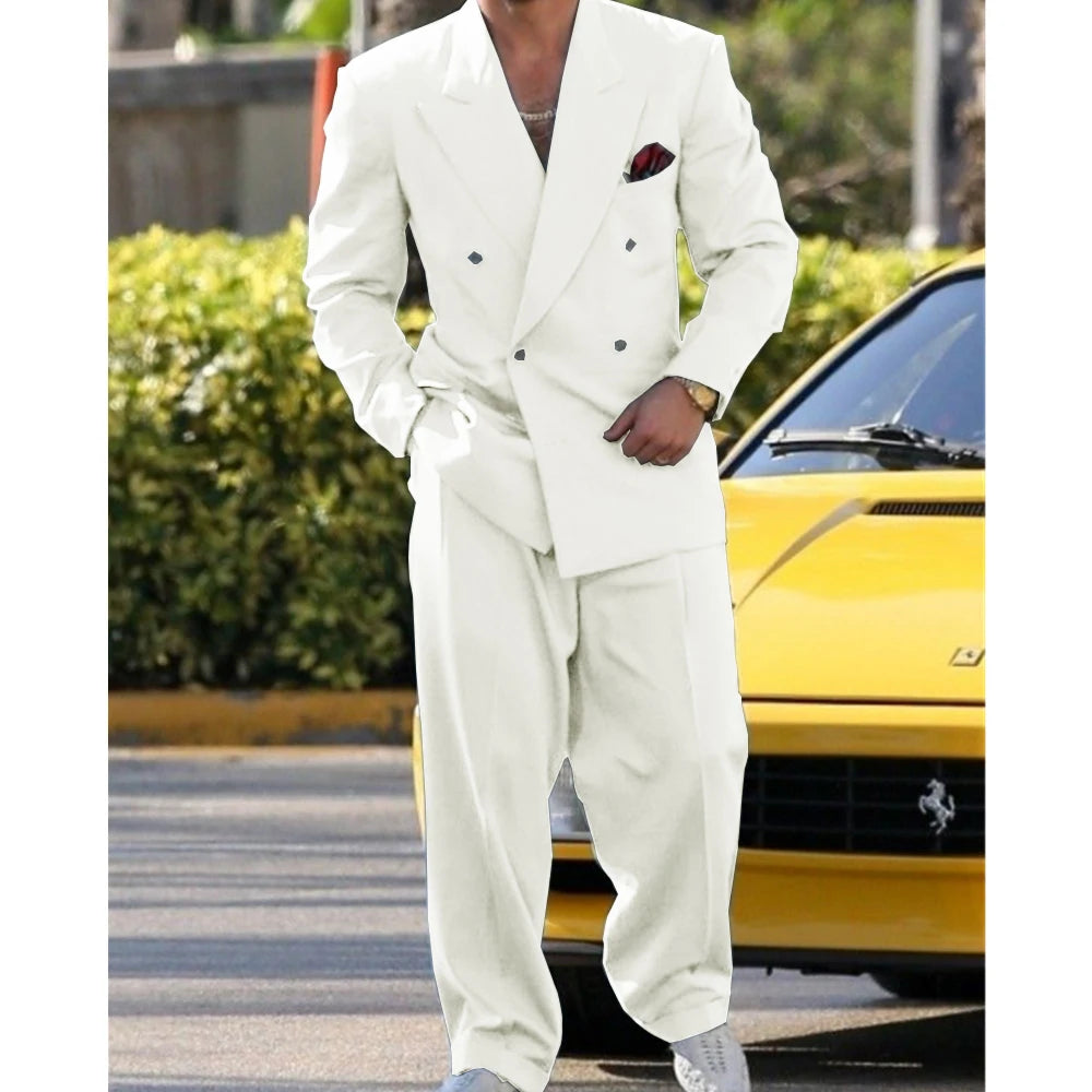 Costume homme 2 pièces – Élégance moderne pour mariage & soirées