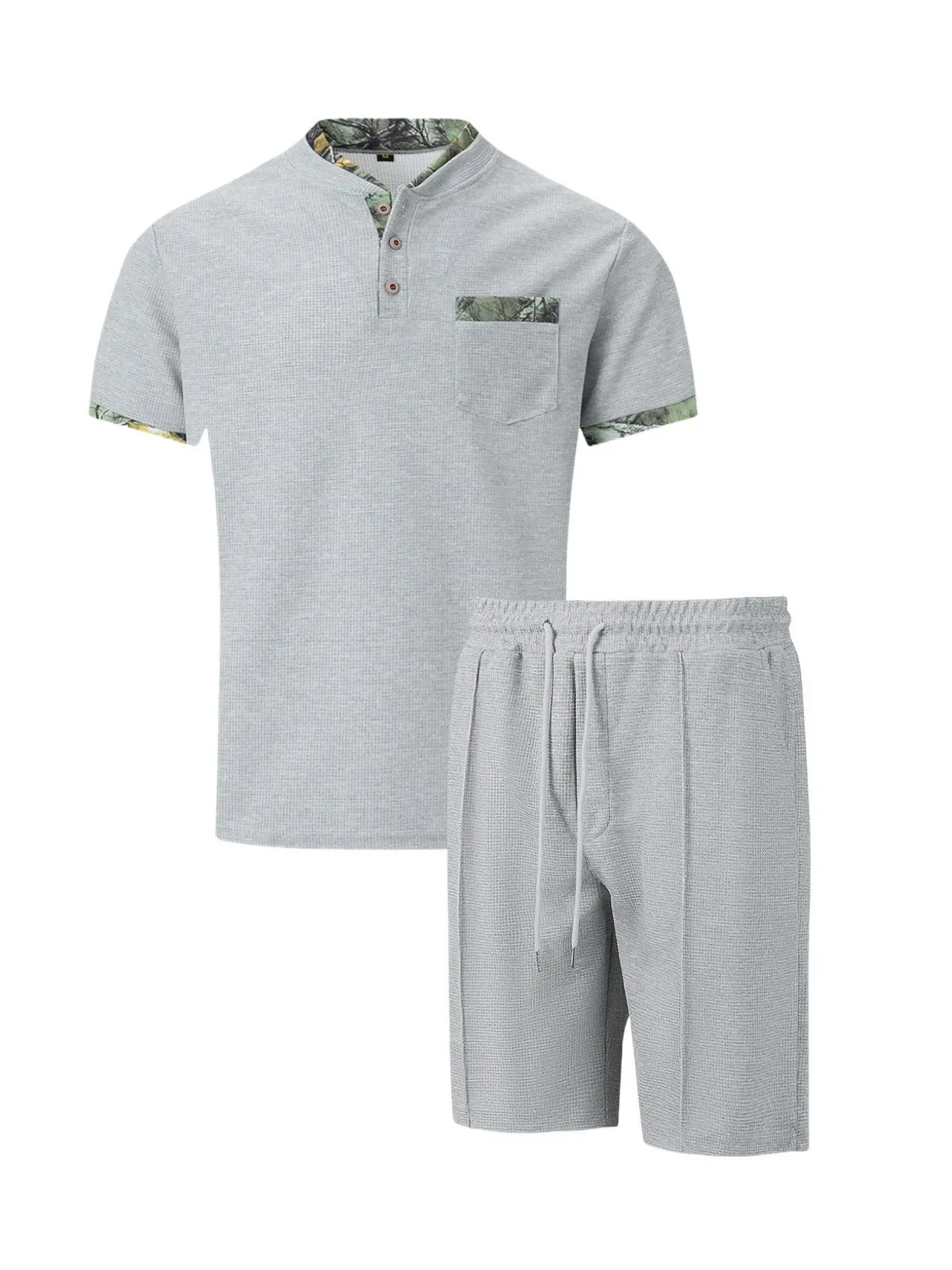 Ensemble homme été – Polo zippé & short casual chic
