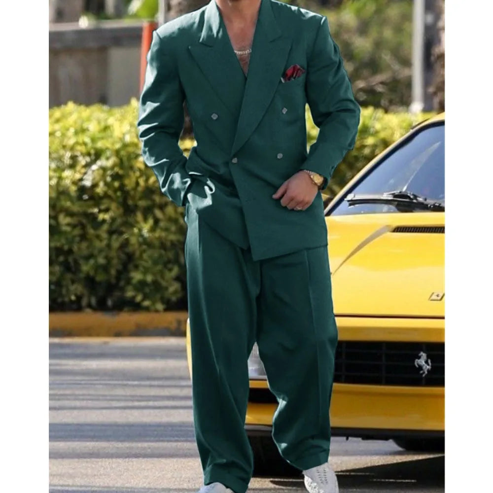 Costume homme 2 pièces – Élégance moderne pour mariage & soirées
