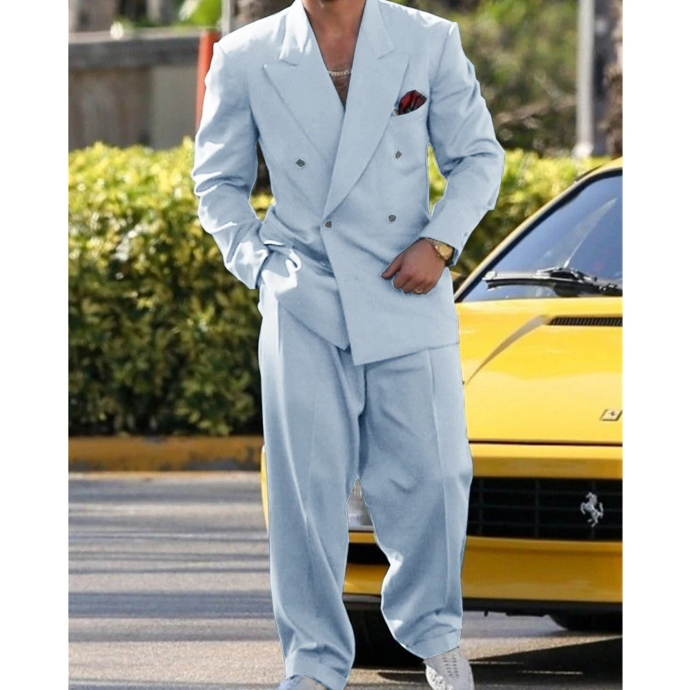 Costume homme 2 pièces – Élégance moderne pour mariage & soirées