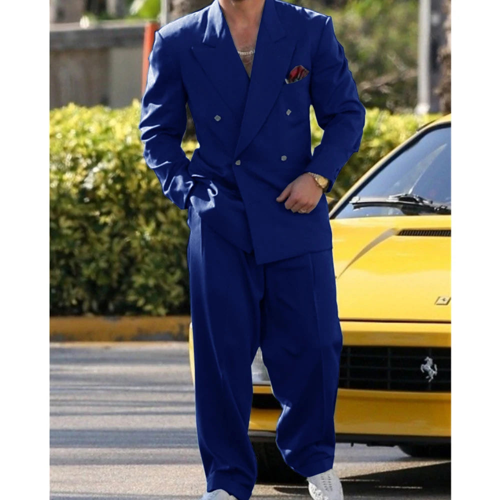 Costume homme 2 pièces – Élégance moderne pour mariage & soirées