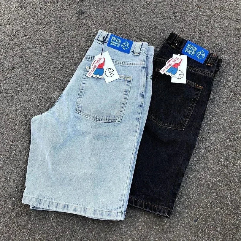 Short en jeans Y2K Hip-Hop – Streetwear unisexe