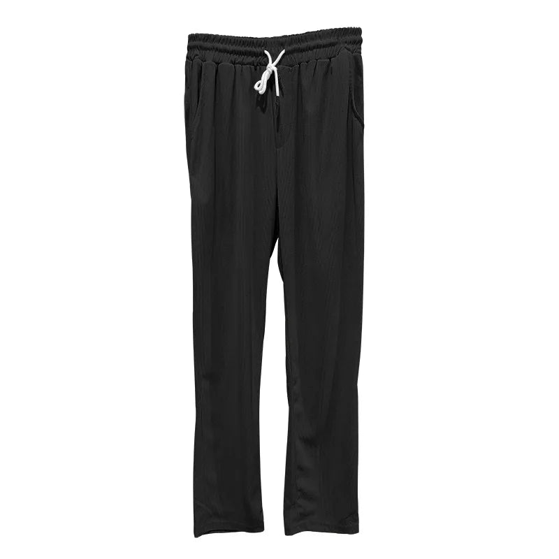 Ensemble homme 2 pièces – Polo col zippé & pantalon droit élégant