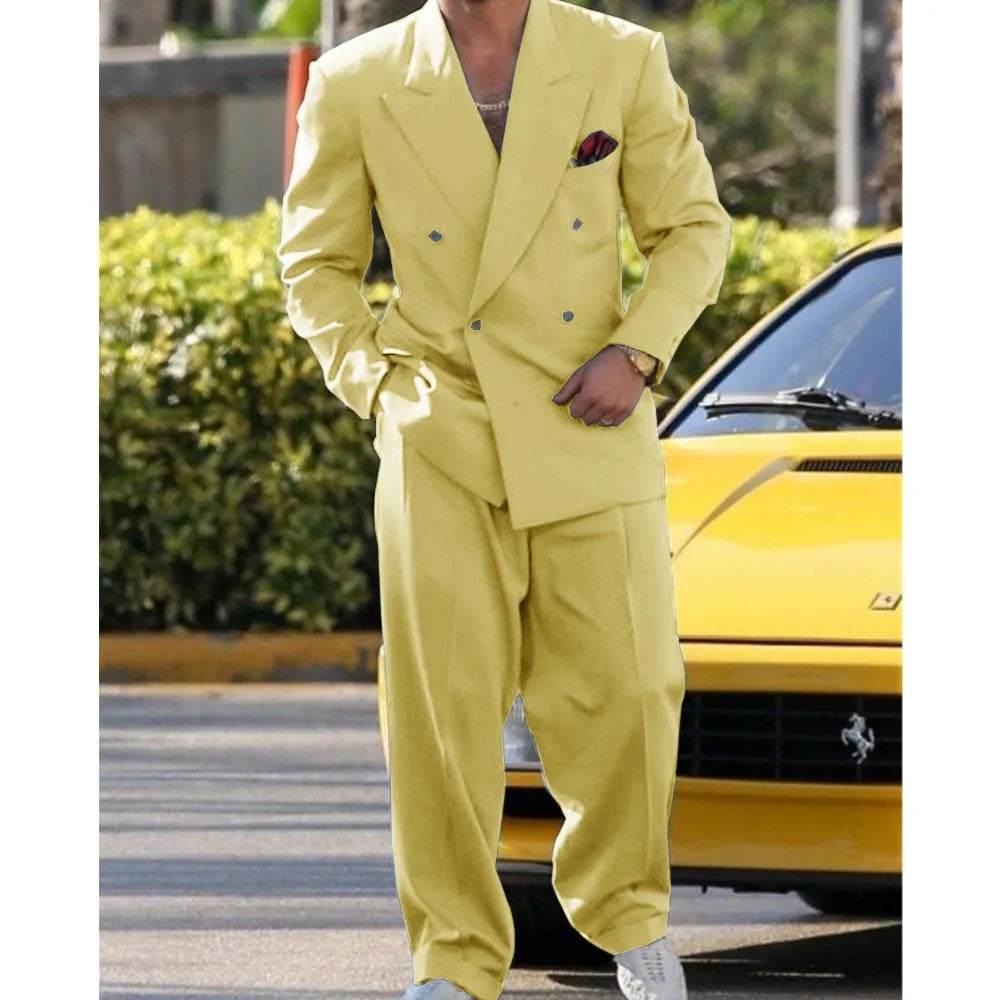 Costume homme 2 pièces – Élégance moderne pour mariage & soirées