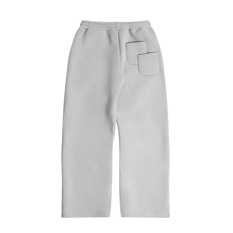 Ensemble homme streetwear hoodie zippé + pantalon – Style oversize