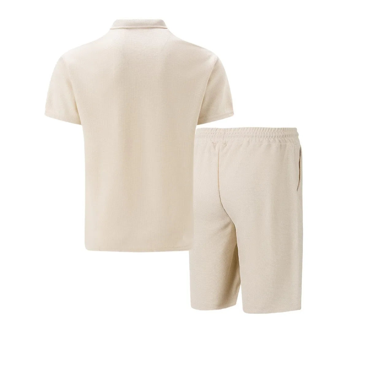 Ensemble homme été – Polo zippé & short casual chic