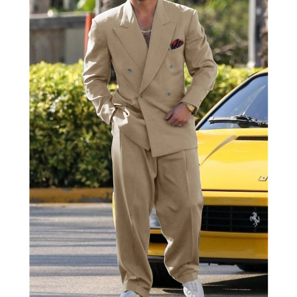 Costume homme 2 pièces – Élégance moderne pour mariage & soirées