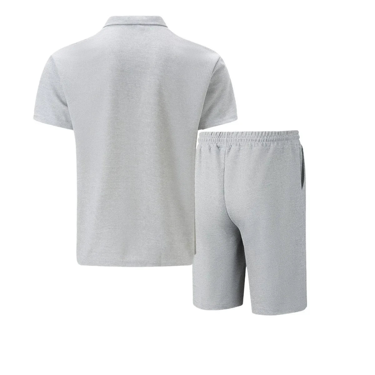 Ensemble homme été – Polo zippé & short casual chic