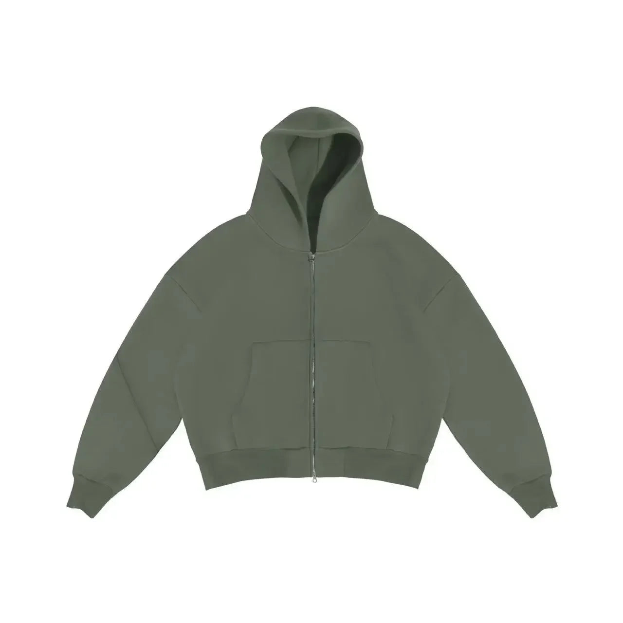 Ensemble homme streetwear hoodie zippé + pantalon – Style oversize
