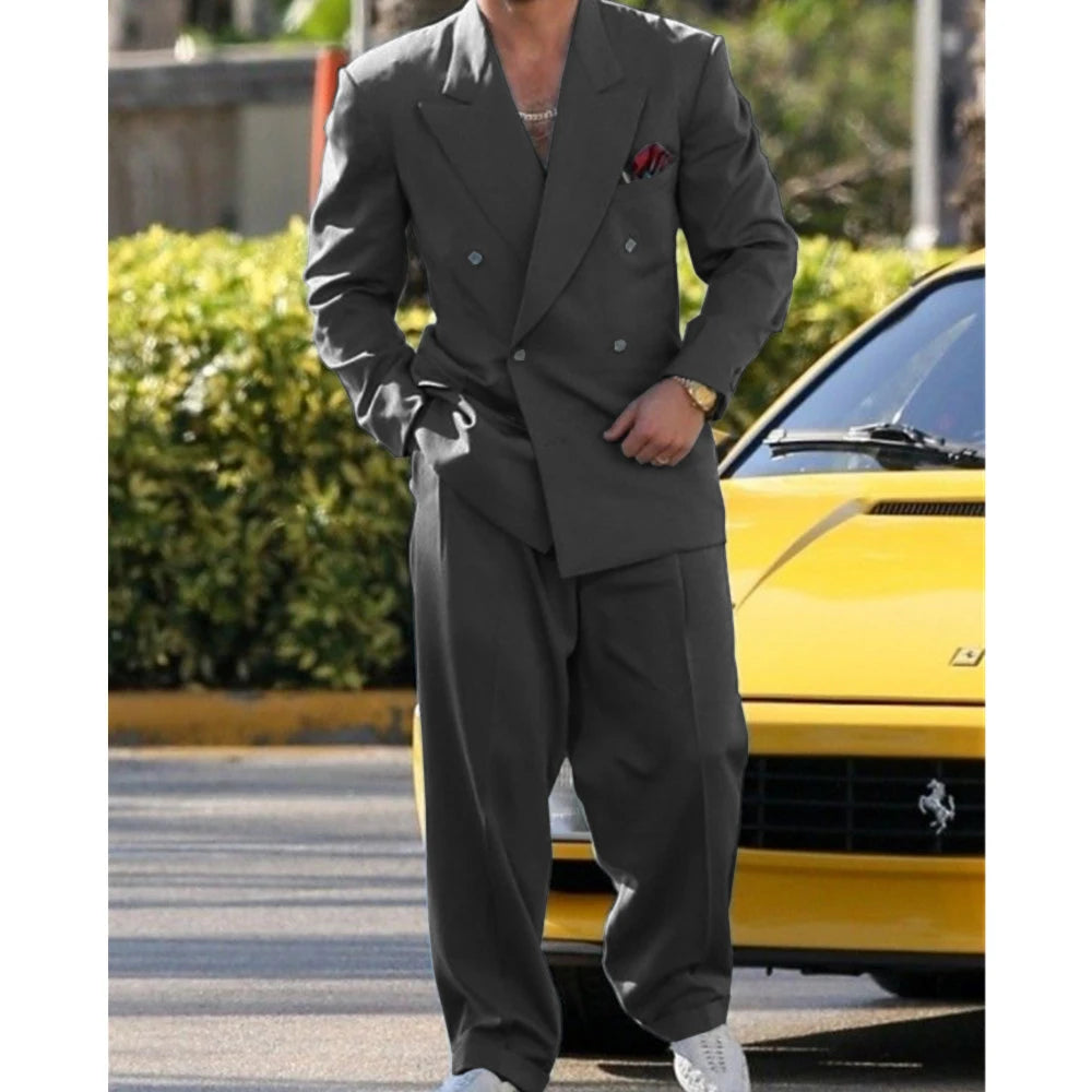 Costume homme 2 pièces – Élégance moderne pour mariage & soirées