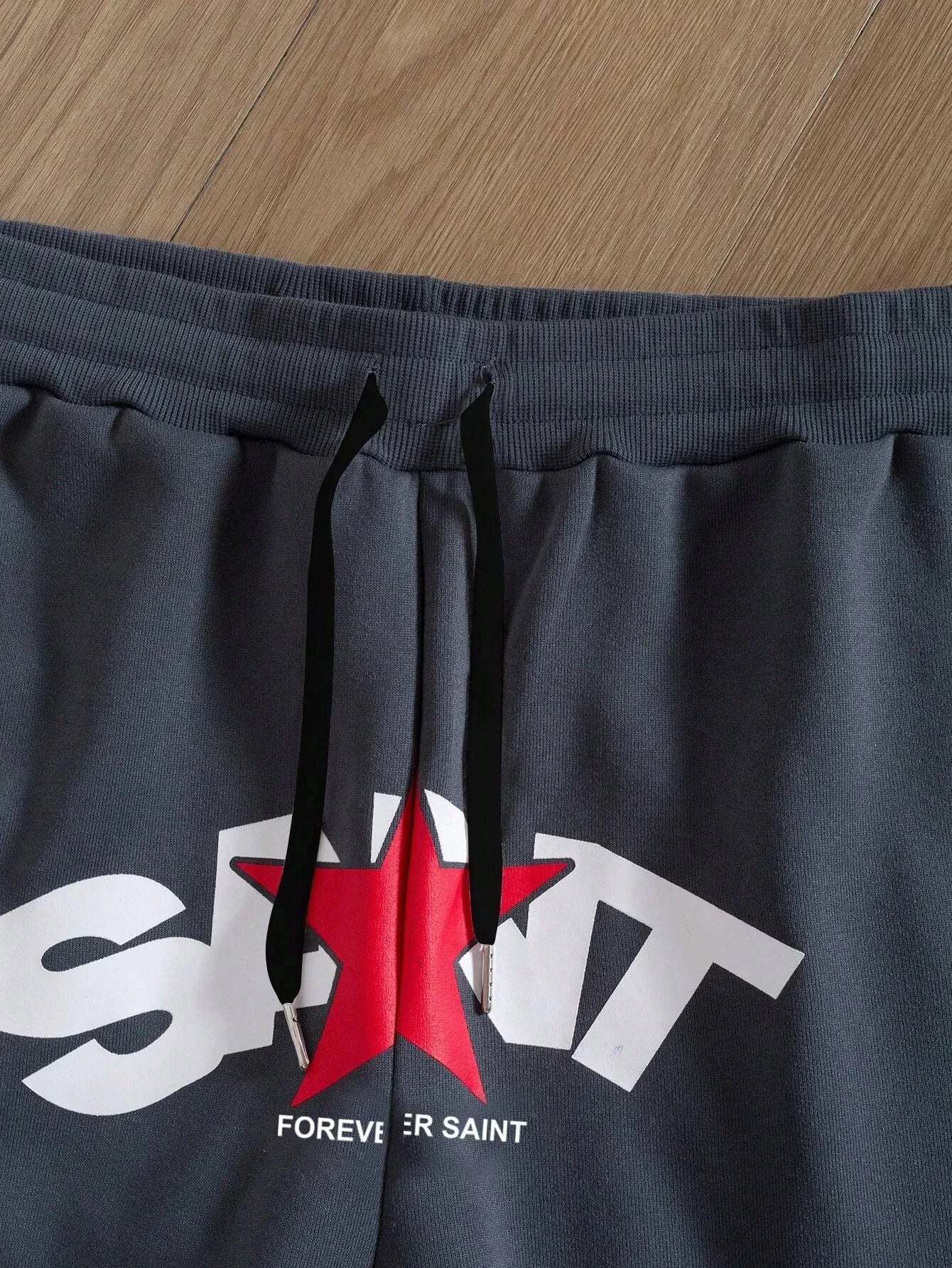Ensemble noir 2 pièces Y2K – Hoodie + pantalon streetwear