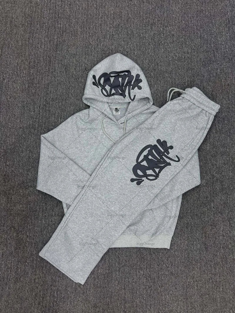 Ensemble hoodie oversize + pantalon large – Streetwear Harajuku Y2K